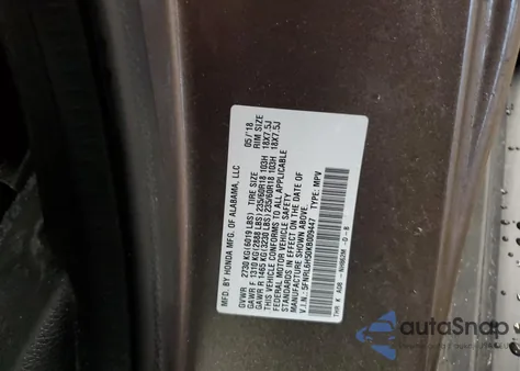 2019 Honda Odyssey Ex from USA, damaged, VIN 5FNRL6H50KB009447